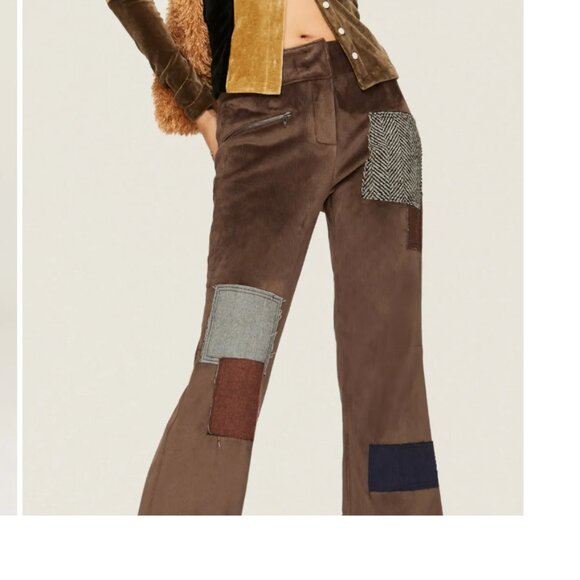 Size 2/4 - TheOpen Product - Corduroy Wool Patchwork Pants Rent Runway $245 msrp - Picture 10 of 16